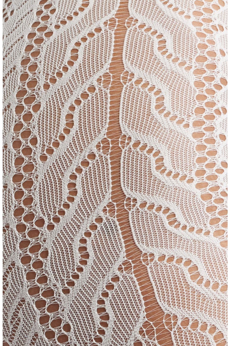 Openwork Mesh Tights, Alternate, color, IVORY