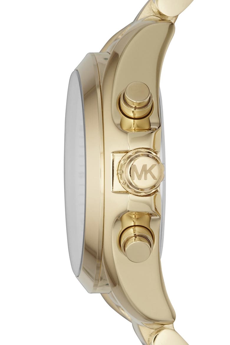 'Bradshaw - Mini' Chronograph Bracelet Watch, 36mm, Alternate, color, GOLD