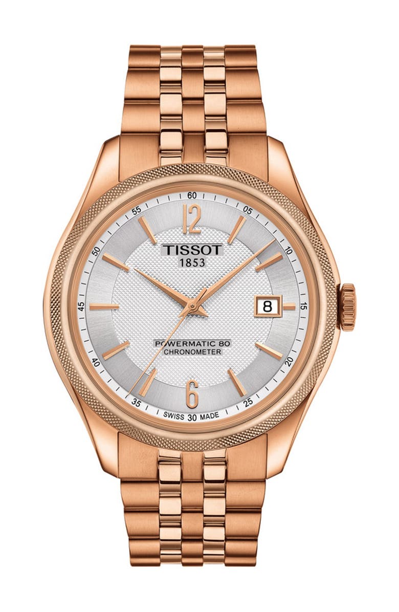 Tissot Men's Ballade Powermatic 80 Bracelet Watch, 41mm, Main, color, 