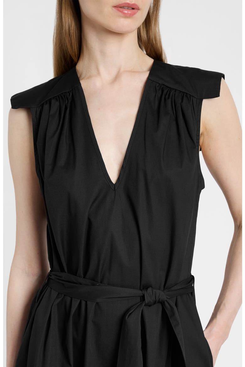 Niu Cap Sleeve Maxi Dress, Alternate, color, Black