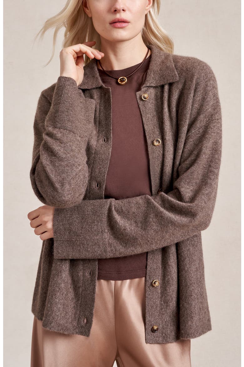 Meredith Cardigan, Alternate, color, Hazelnut