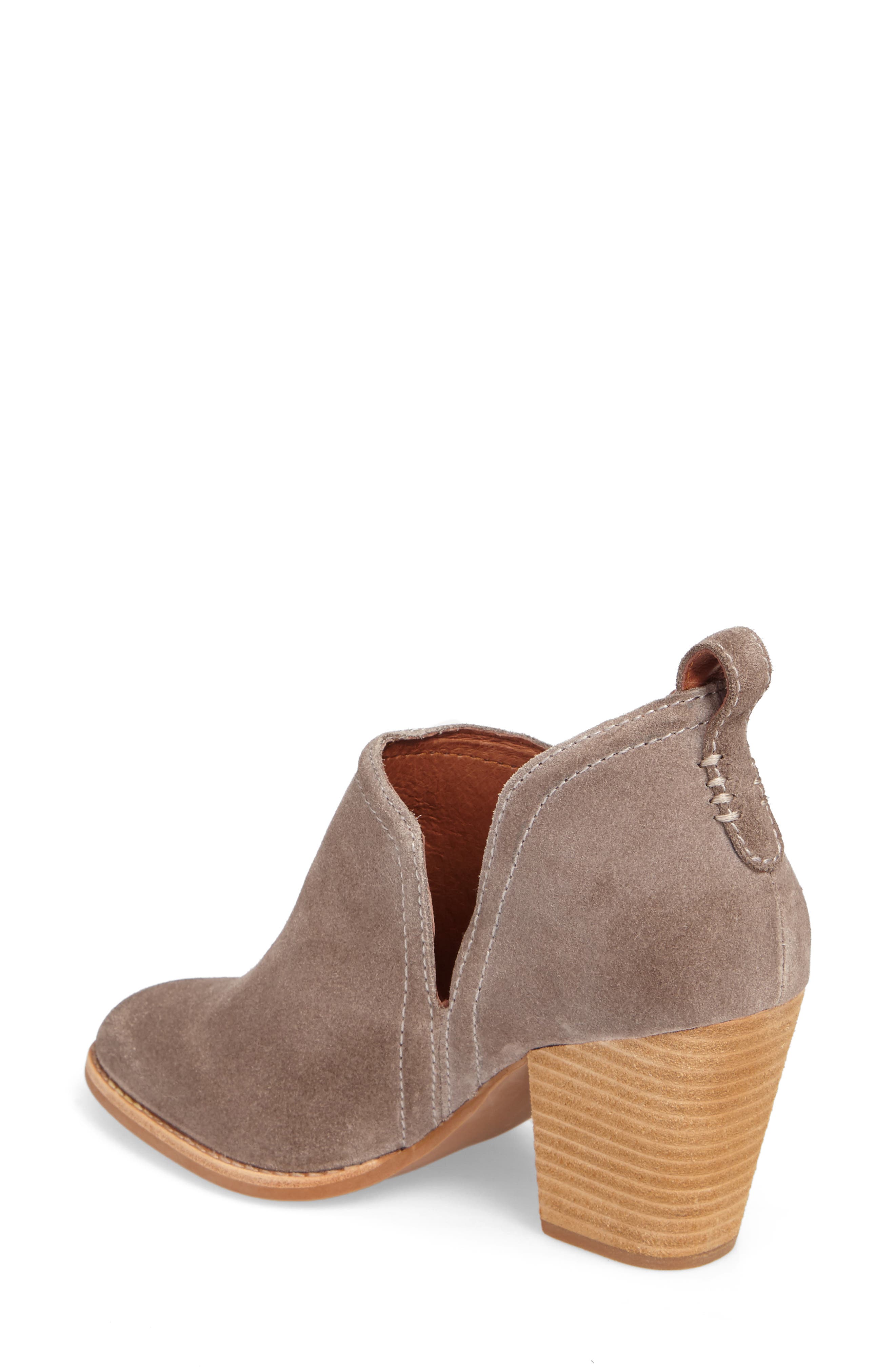 Rosalee Bootie, Alternate, color, BROWN LEATHER