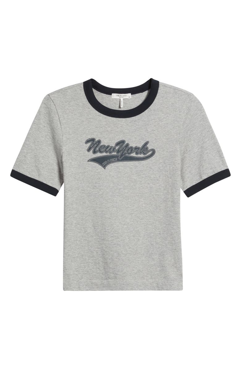 rag & bone New York Cotton Graphic Ringer T-Shirt, Alternate, color, 