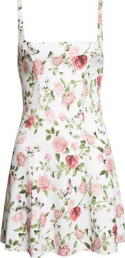 Alice + Olivia Julia Floral Dress