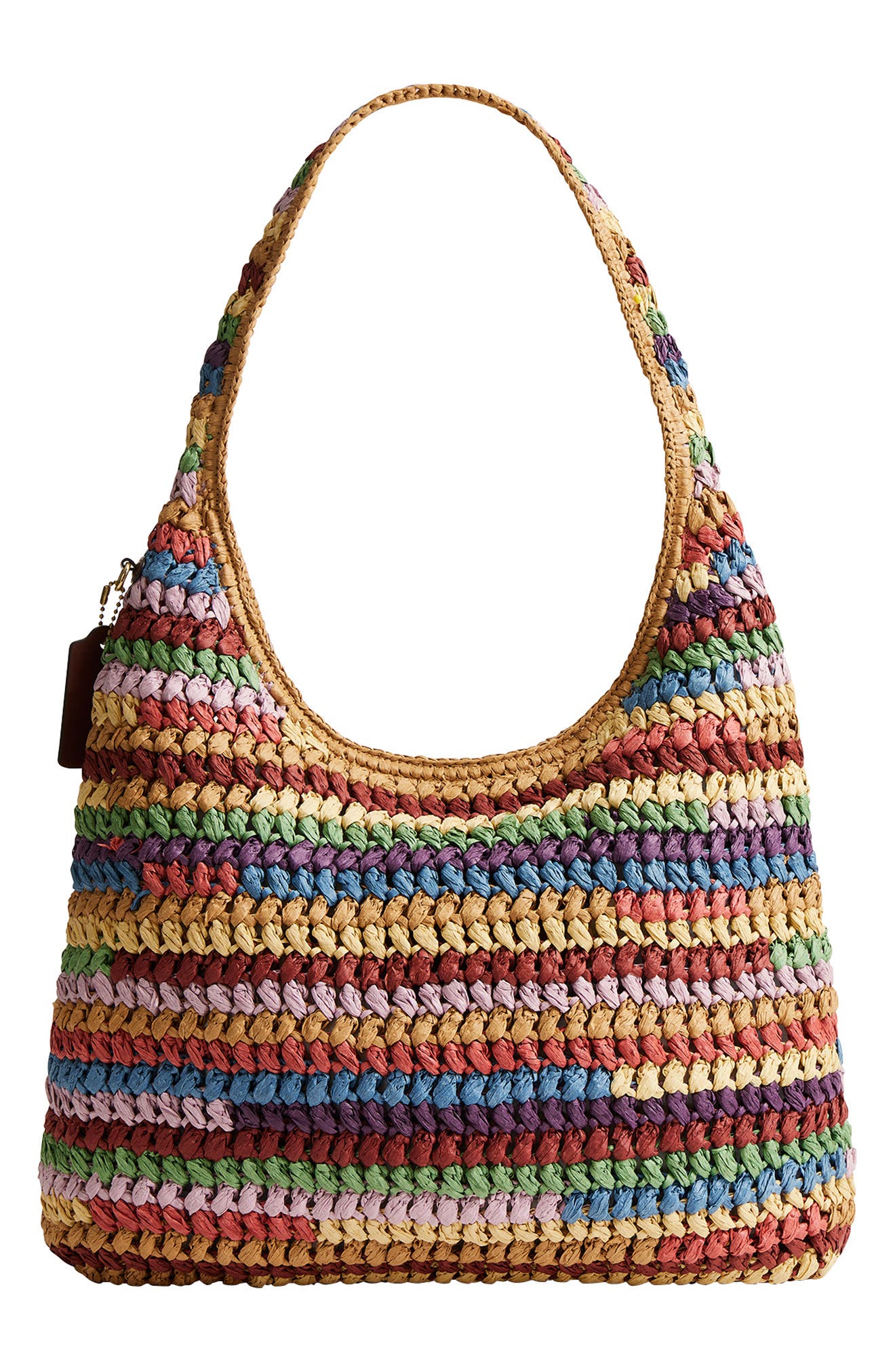 COACH Brooklyn 34 Shoulder Bag, Alternate, color, Multi Brown