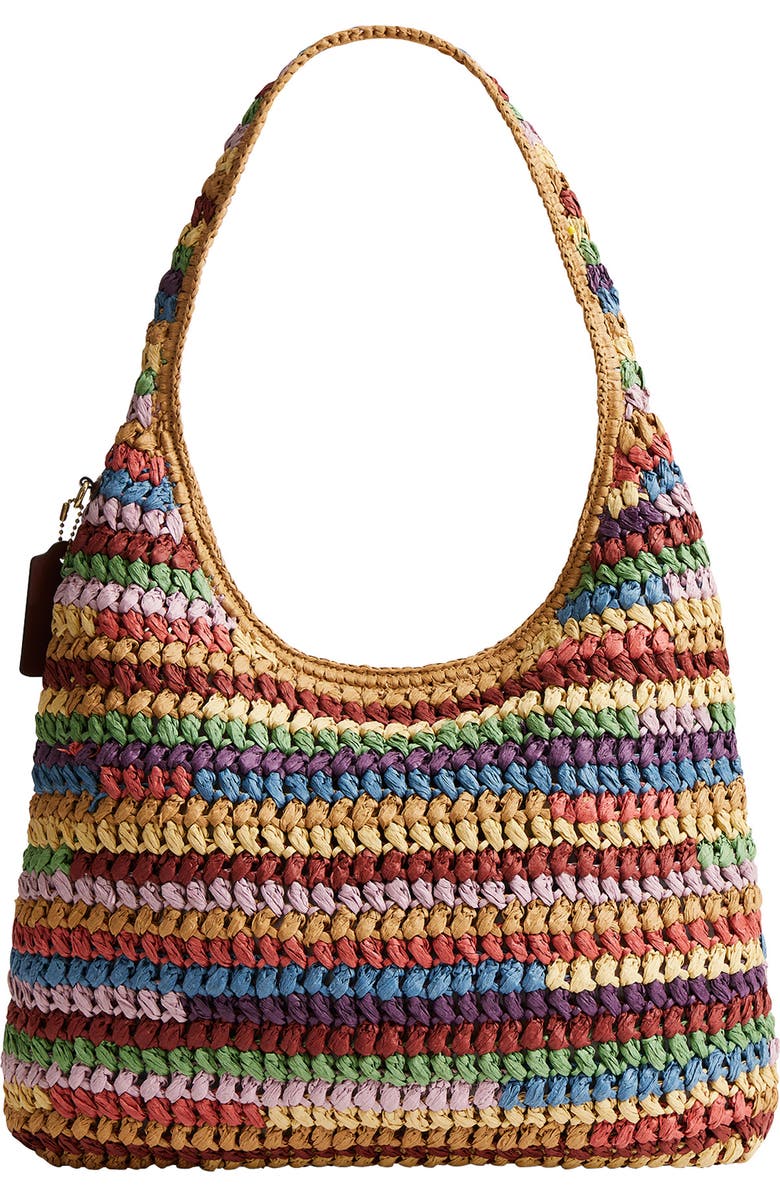 COACH Brooklyn 34 Shoulder Bag, Alternate, color, Multi Brown