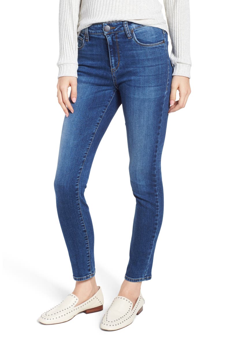 Emma High Waist Ankle Skinny Jeans, Main, color, MERRYL