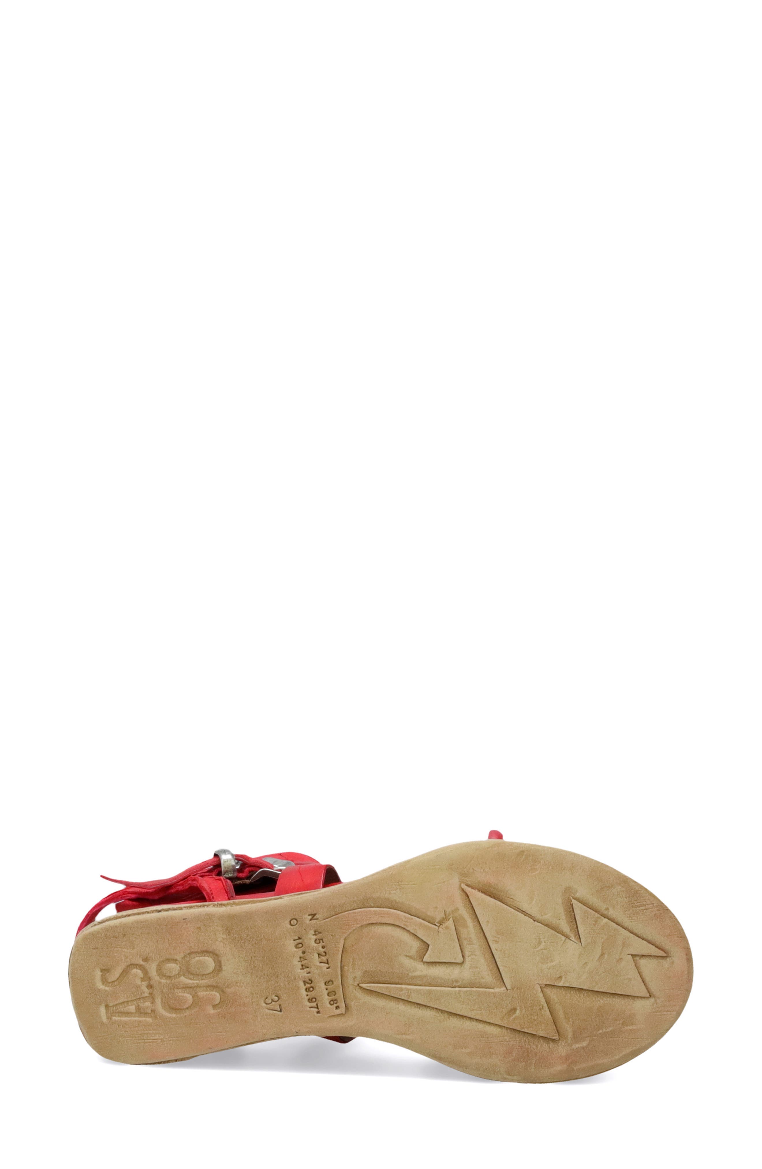 A.S.98 Labo Platform Sandal, Alternate, color, Red