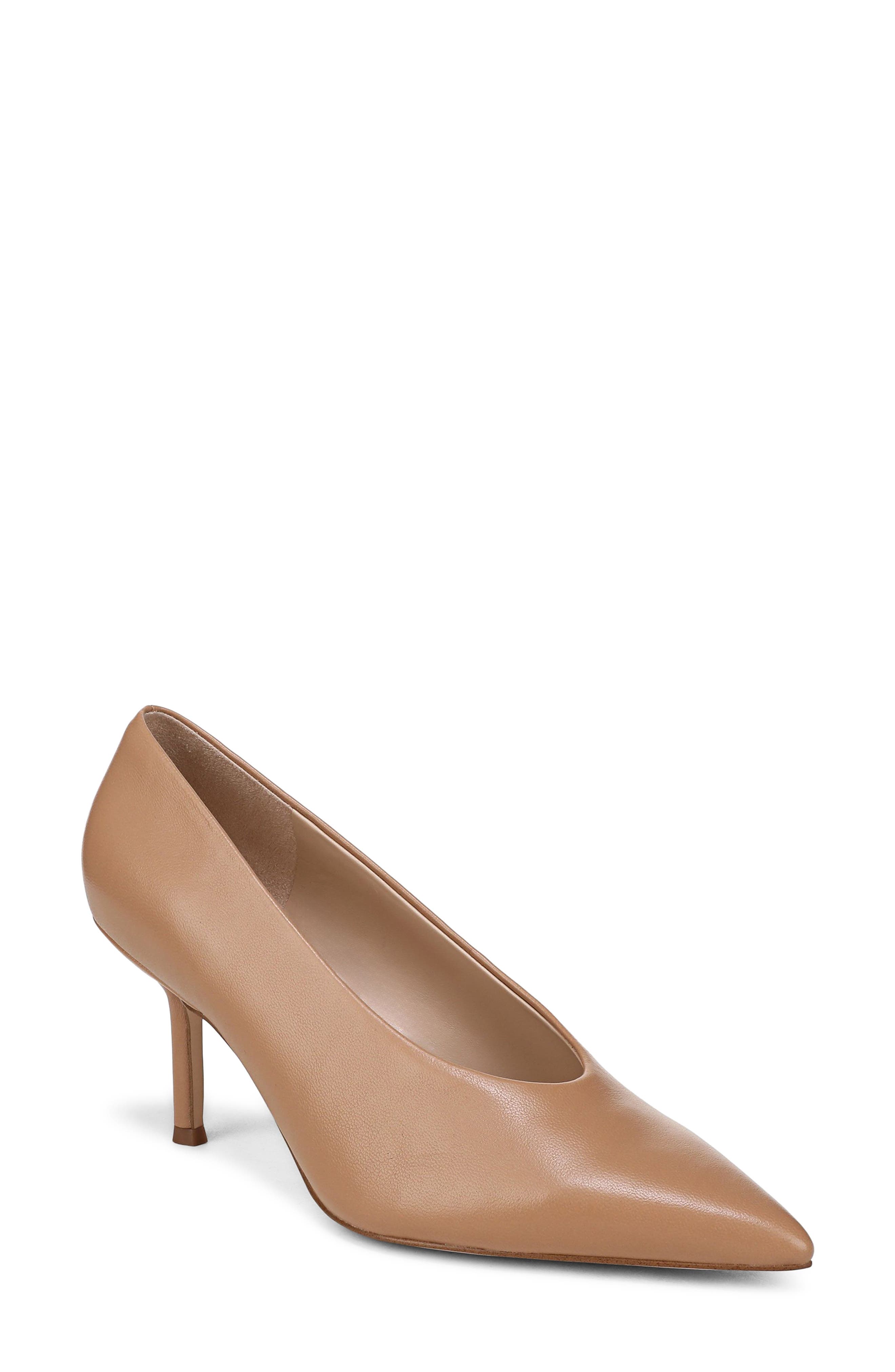 Zoe Leather Pump, Main, color, MACCHIATO