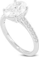 LuvMyJewelry Prose 14K Gold Oval Lab Grown Diamond Engagement Ring - 2.4 Ct