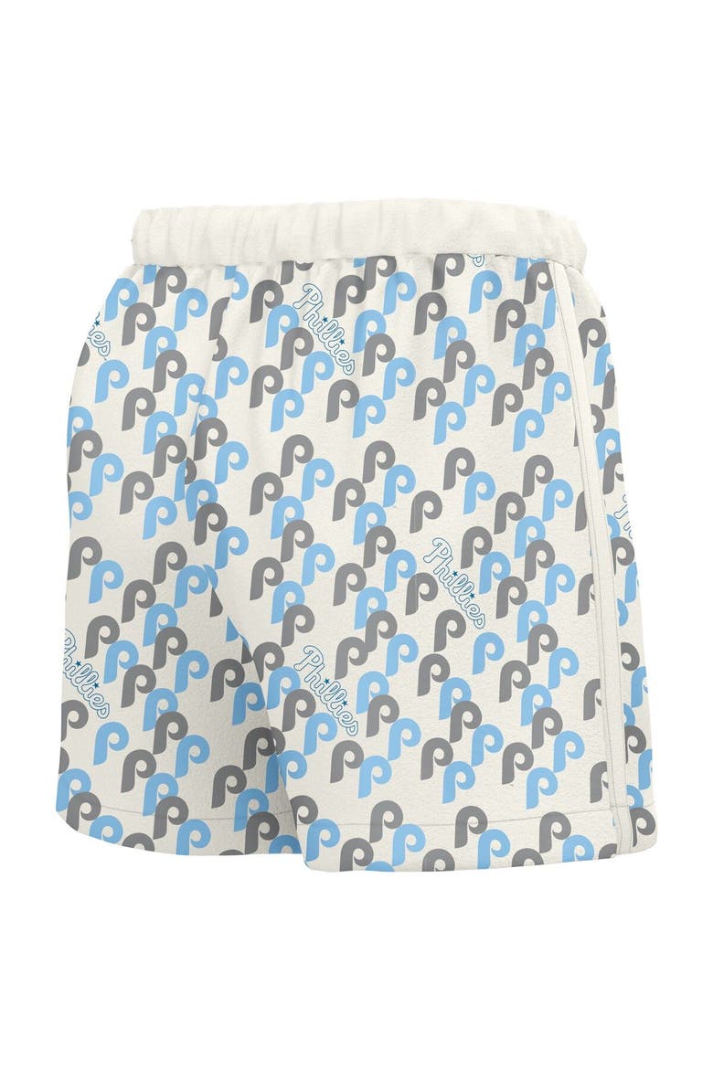 Women's Lusso  White Philadelphia Phillies Marge Shorts, Alternate, color, White