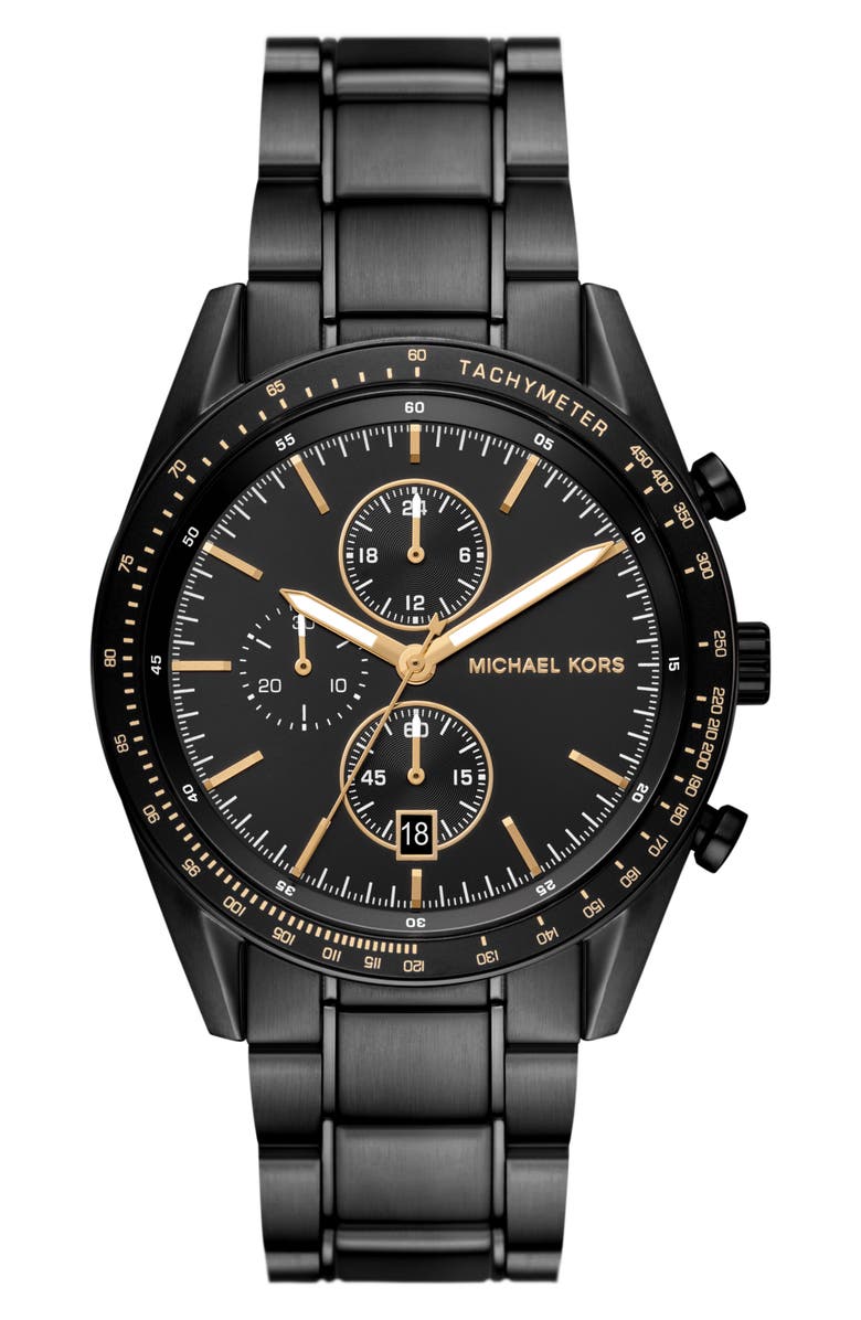 Michael Kors Accelerator Bracelet Chronograph Watch, 42mm, Main, color, 