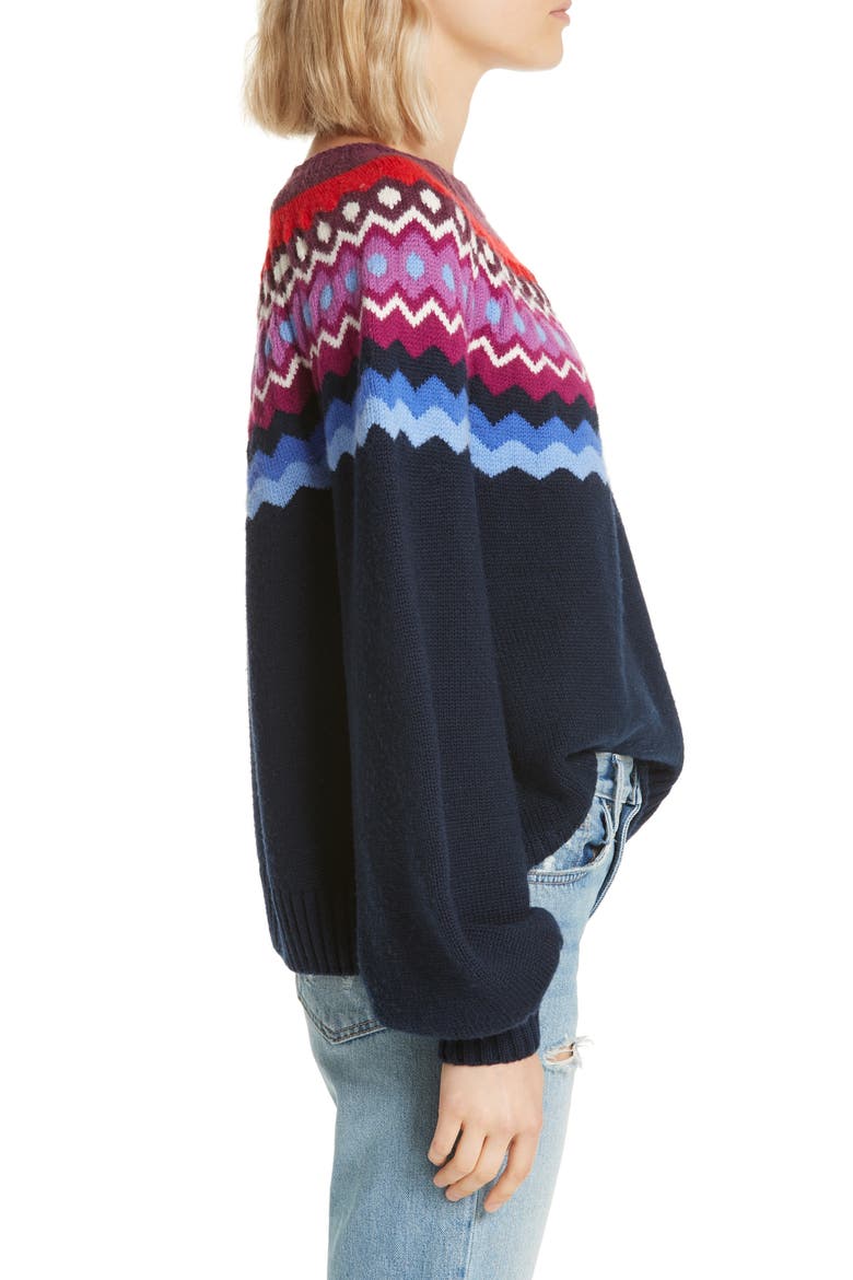 Karenya Sweater, Alternate, color, MIDNIGHT