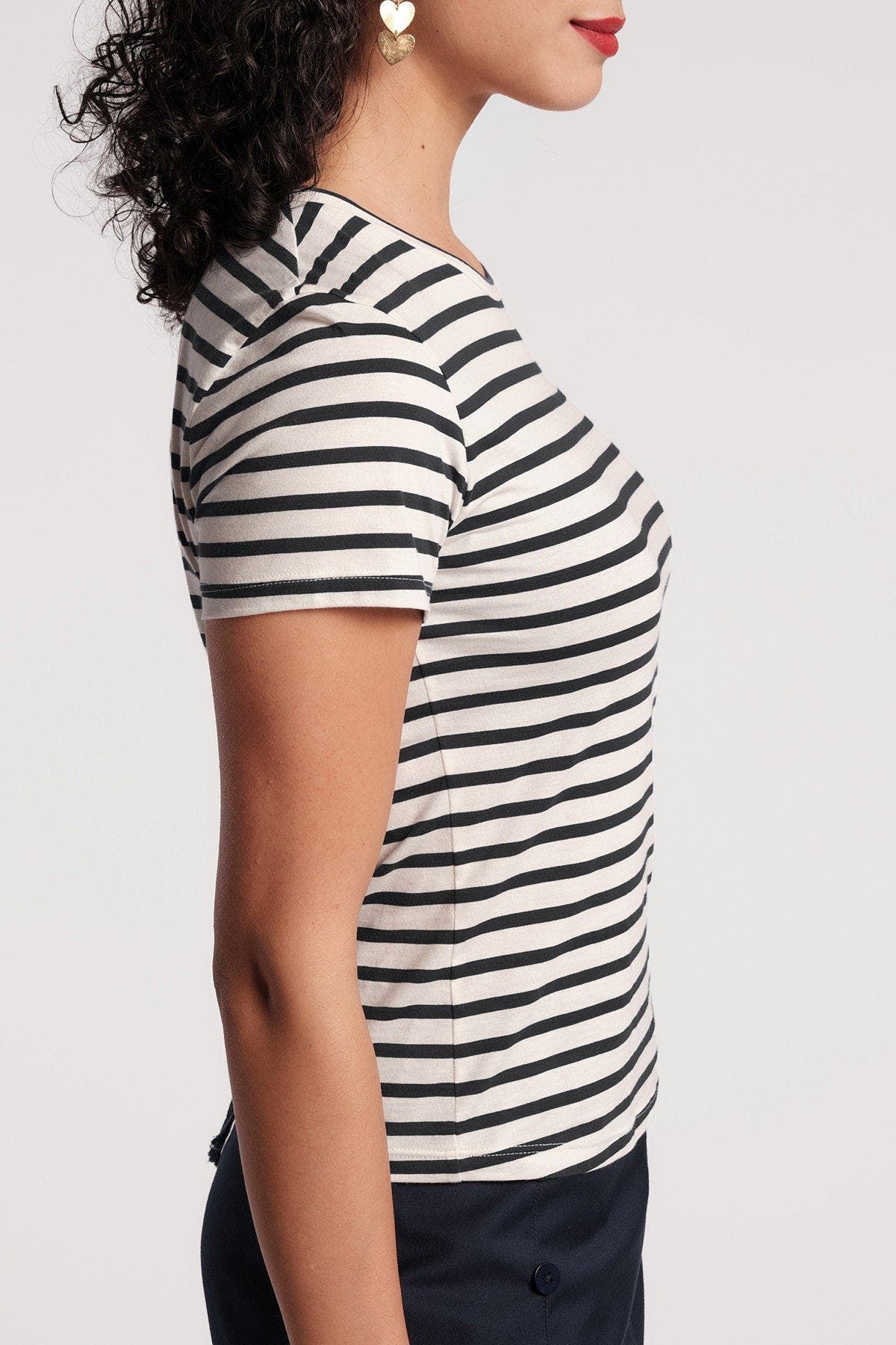 Super Crewneck T Stripe - image 2