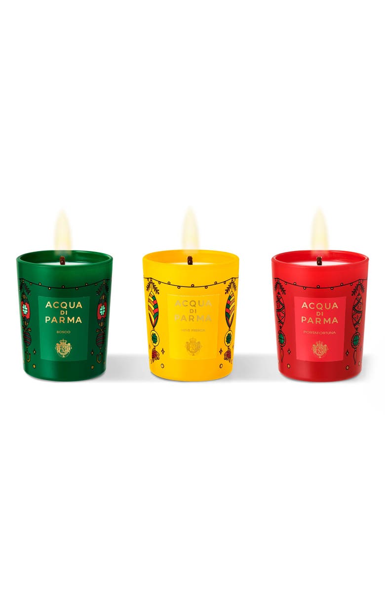 Acqua di Parma Holiday Scented Candle Trio Gift Set, Alternate, color, 