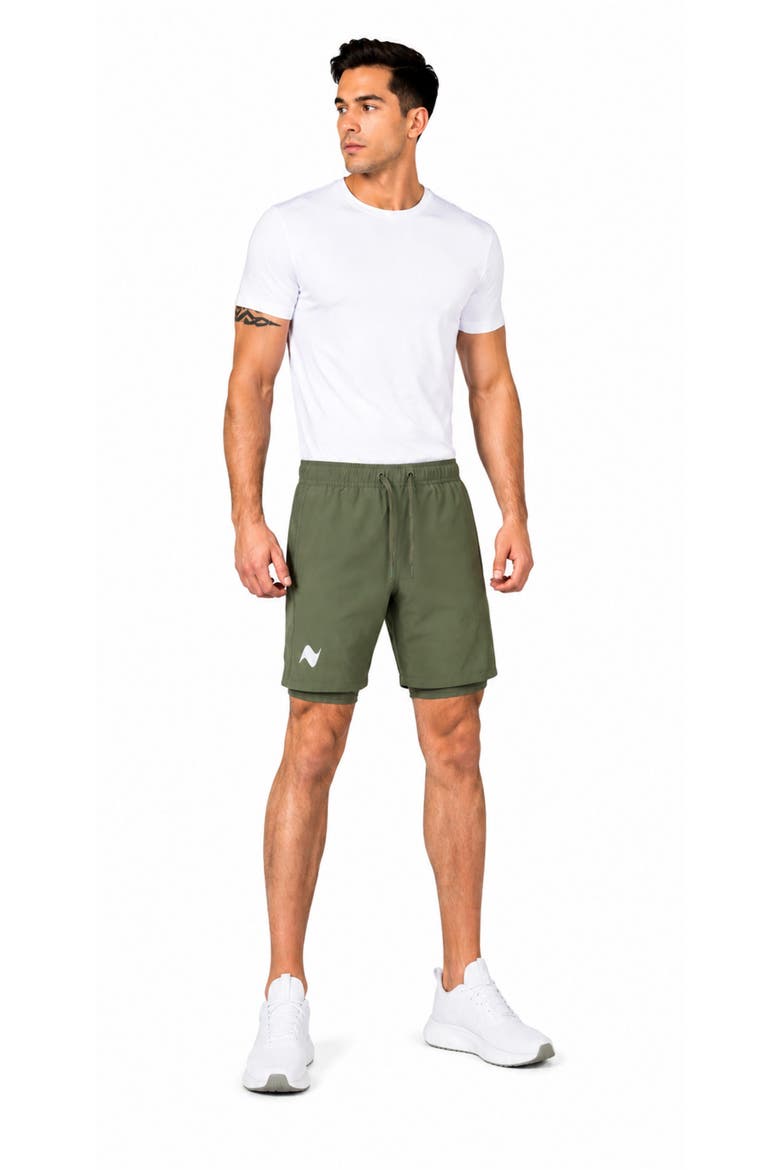 Quick-Dry Performance 7" Training Shorts, Alternate, color, Olive
