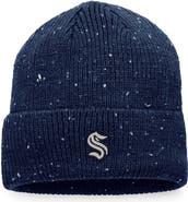 FANATICS Men's Fanatics Branded Deep Sea Blue Seattle Kraken Authentic Pro Rink Pinnacle Cuffed Knit Hat