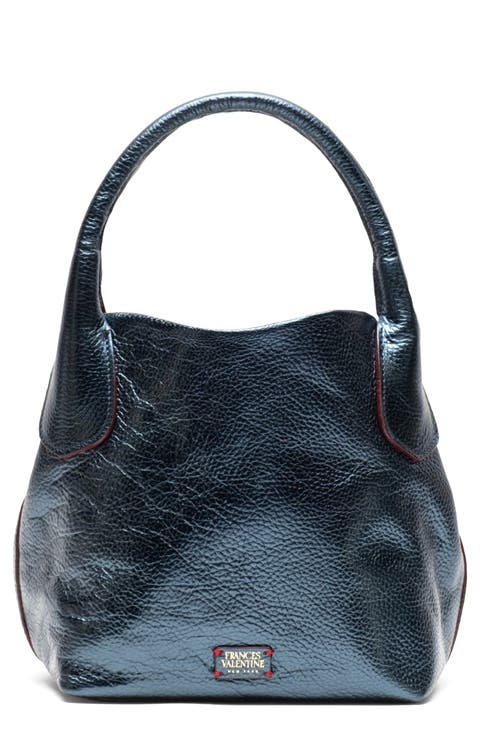 Sweet Pea Mini Metallic Leather Handbag