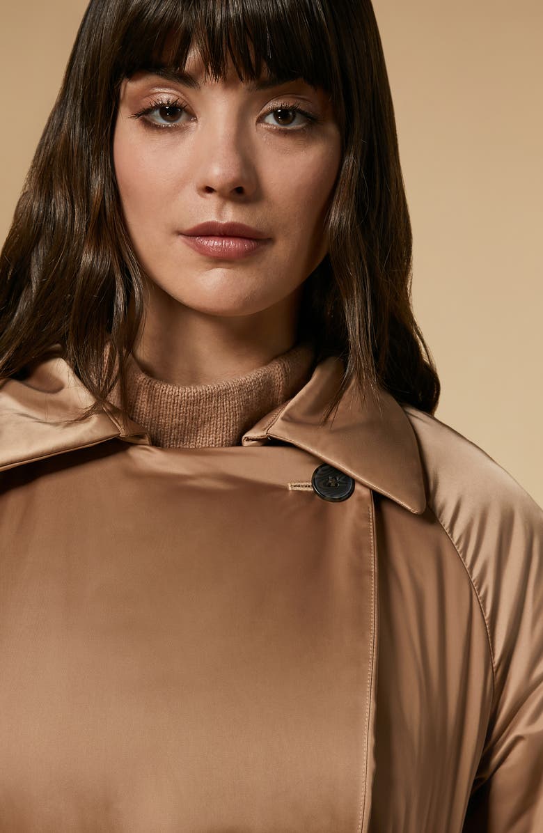 Marina Rinaldi Belted Water Repellent Trench Coat, Alternate, color,