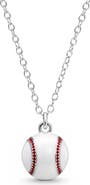 Lily Nily Kids' 3D Baseball Pendant Necklace