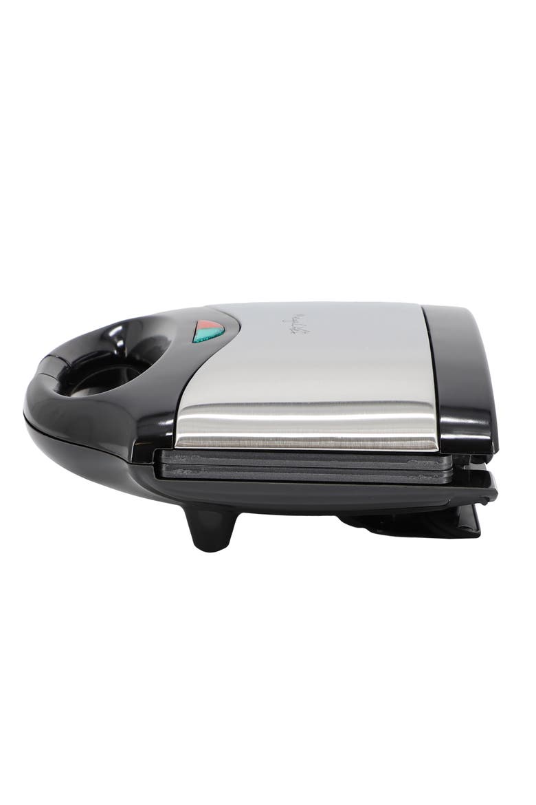 Electric Compact Aluminum Nonstick Sandwich Maker in Black, Alternate, color, Black