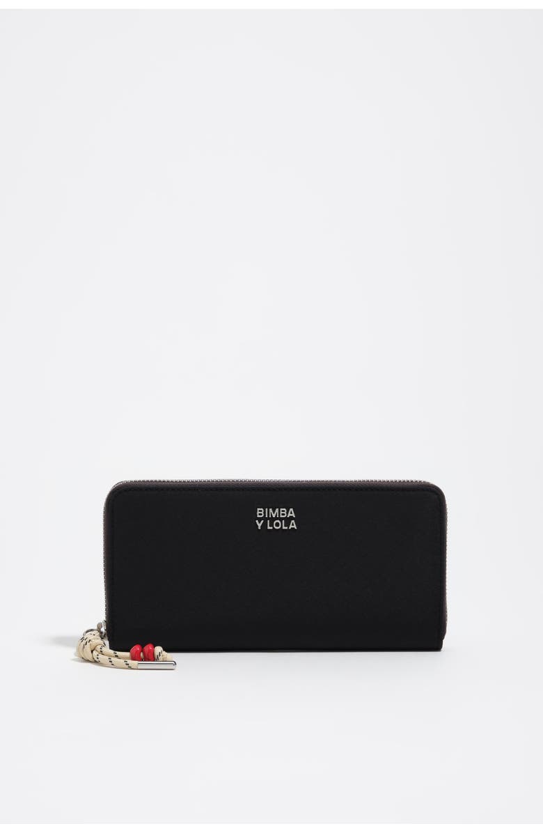 Bimba y Lola Large Wallet, Main, color, Graphite