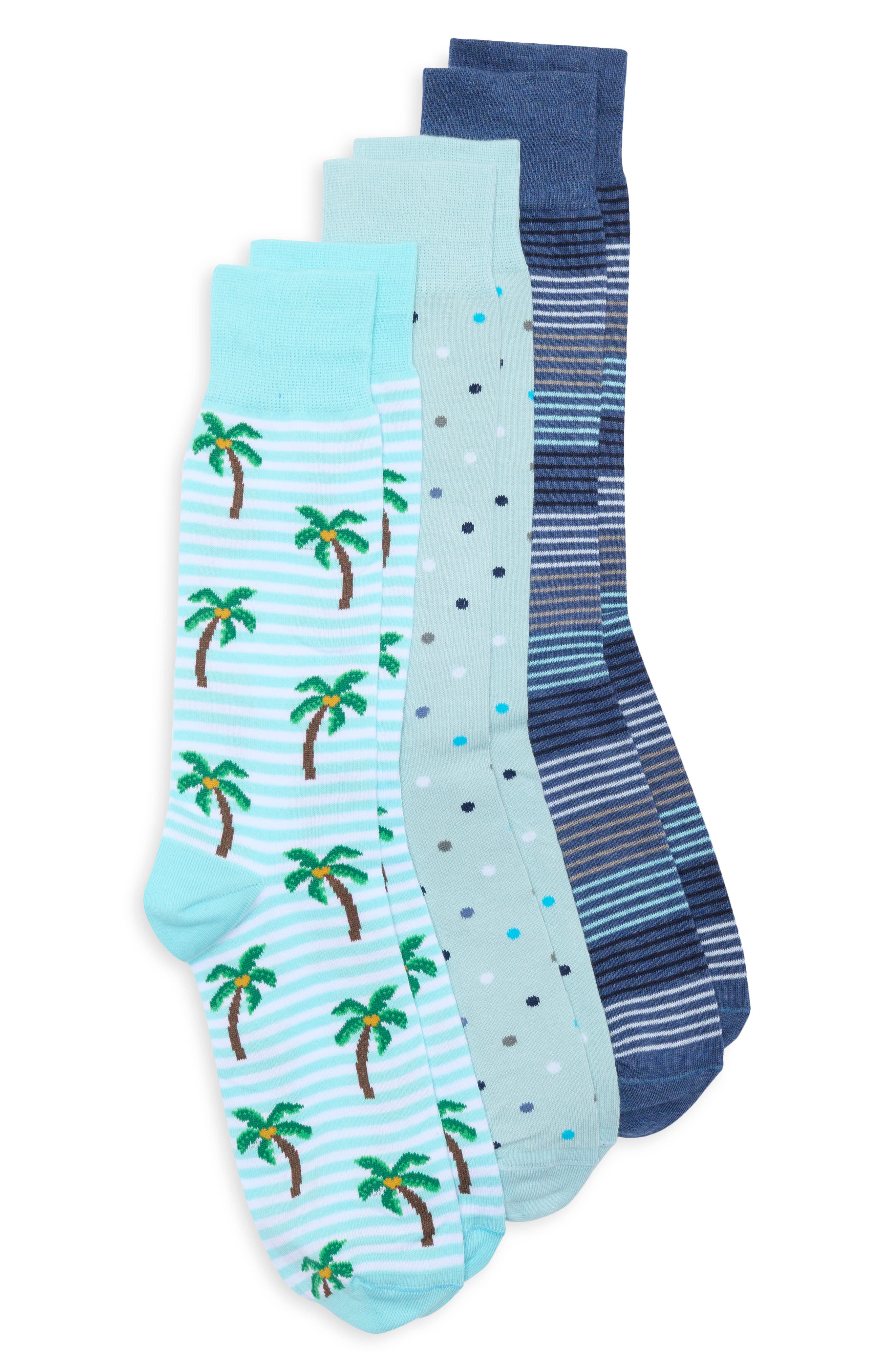 Assorted 3-Pack Dress Socks