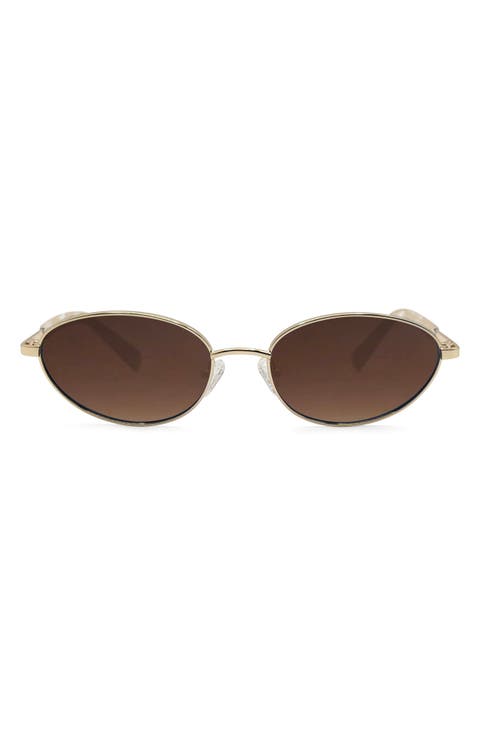Evangelyne 56mm Oval Sunglasses