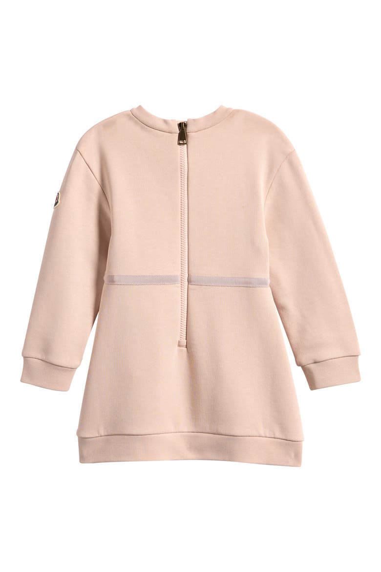 Kids' Pleated Sweatshirt Dress, Alternate, color, PINK