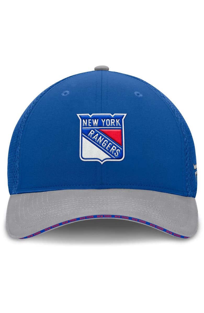 FANATICS Men's Fanatics Blue New York Rangers Fundamentals Span Flex Hat, Alternate, color, Blue