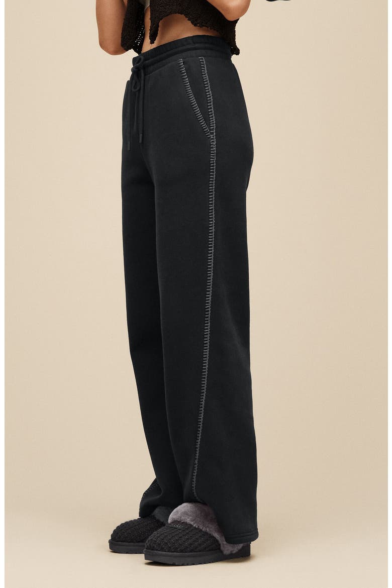 Classic Straight Leg Pants, Alternate, color, BLACK