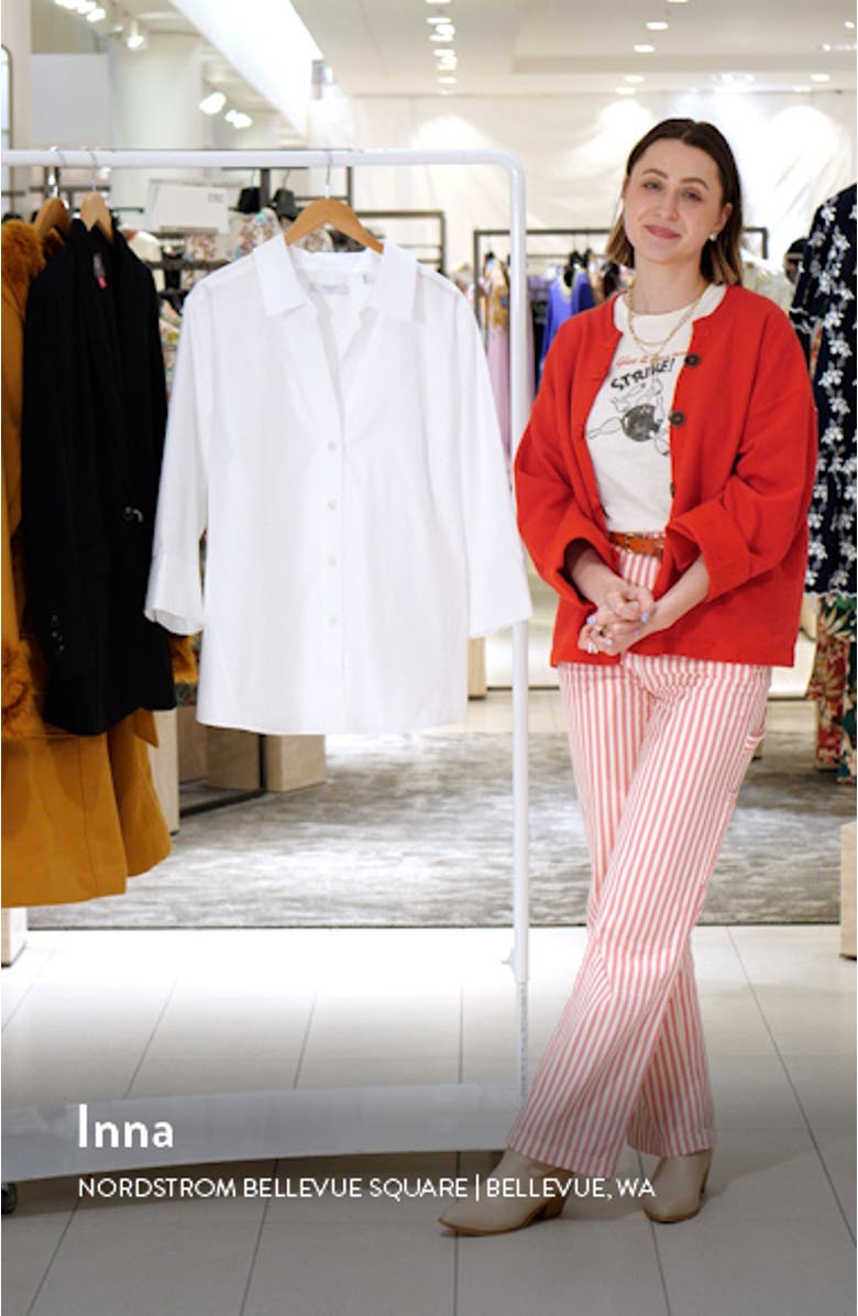 Paityn Stripe Non-Iron Cotton Shirt, sales video thumbnail