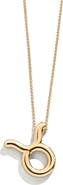 BaubleBar Zodiac Pendant Necklace