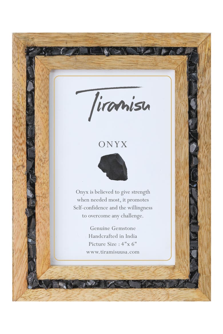 Gemstone Picture Frame, Main, color, BLACK