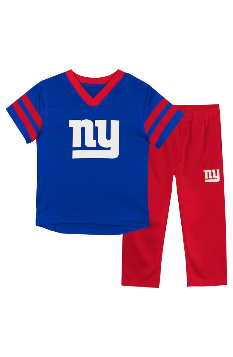 Outerstuff Toddler New York Giants T-Shirt & Pants Set, Main, color, Royal