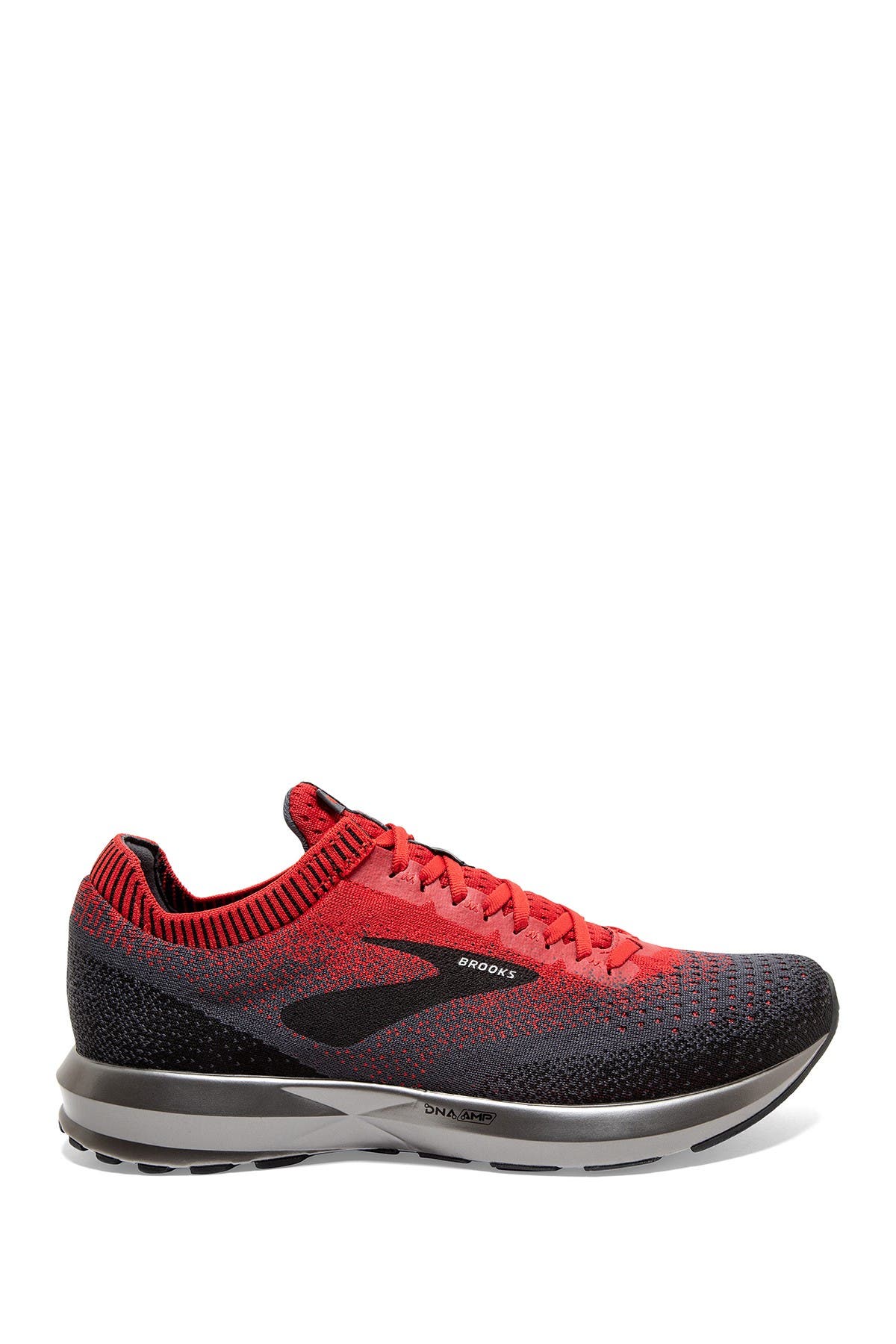 Levitate 2 Running Shoe, Alternate, color, BLACK/ GREY/ RED