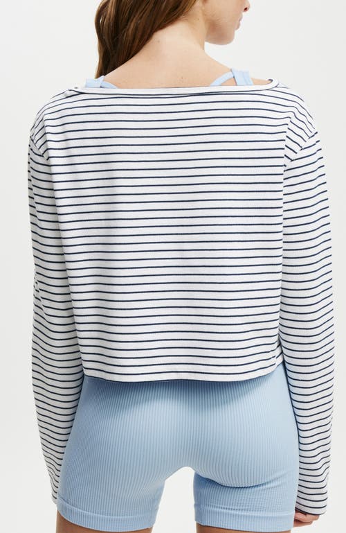 Cotton On Body Active Stripe Longsleeve In Multi