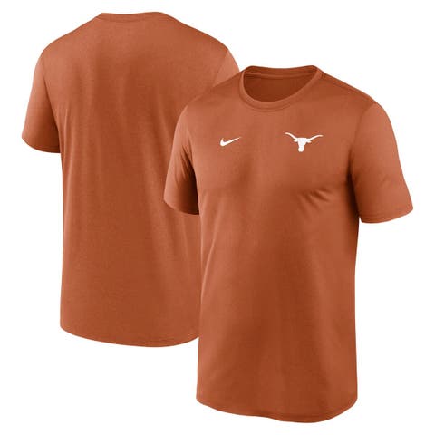 Men's Nike Texas Orange Texas Longhorns 2025 Sideline Small Logo Legend Performance T-Shirt
