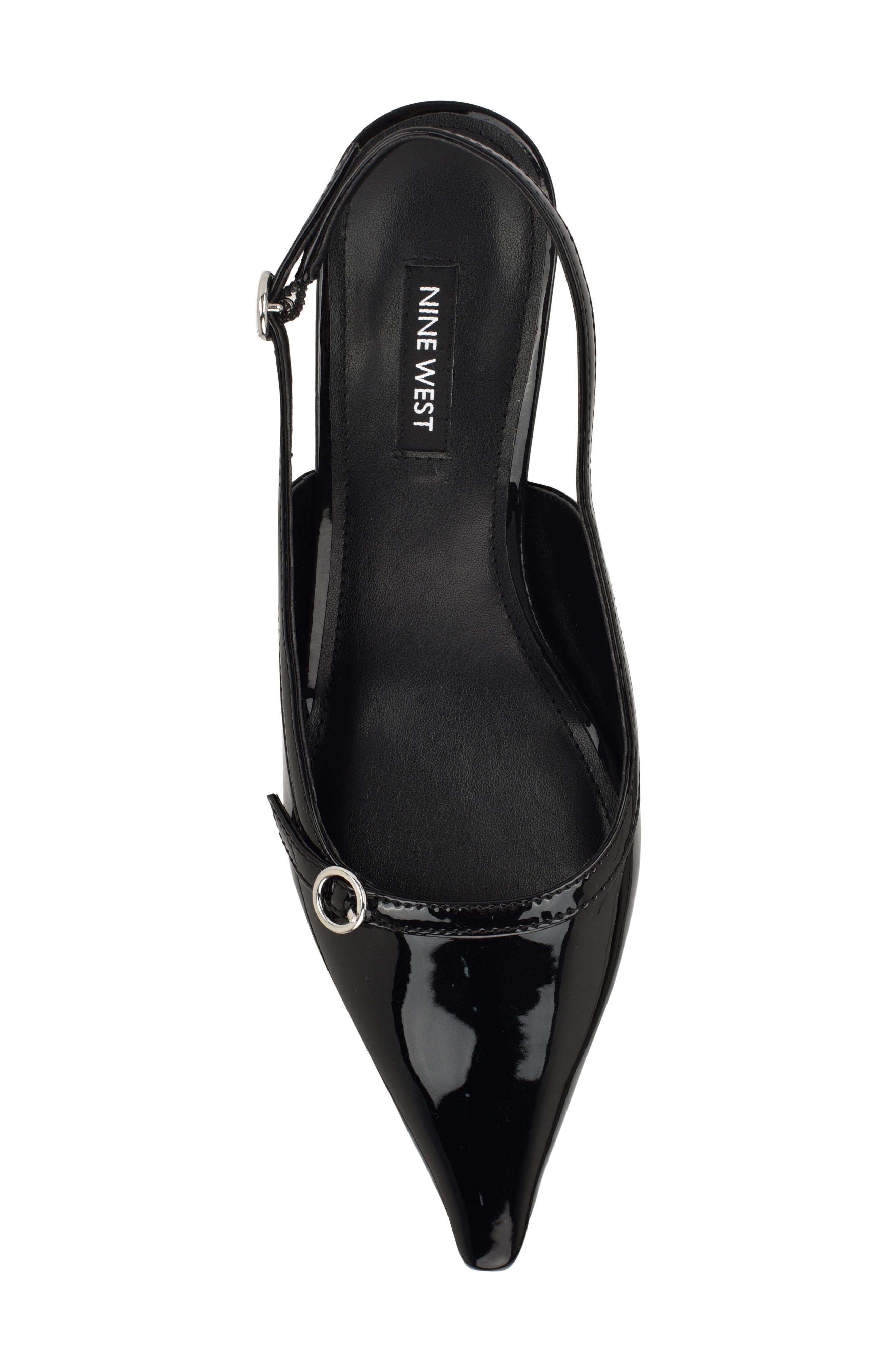 Nine West Ashlea Slingback Pointed Toe Pump, Alternate, color, 