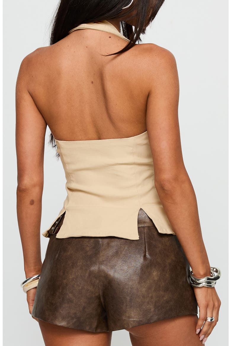 Childers Halter Top, Alternate, color, BEIGE