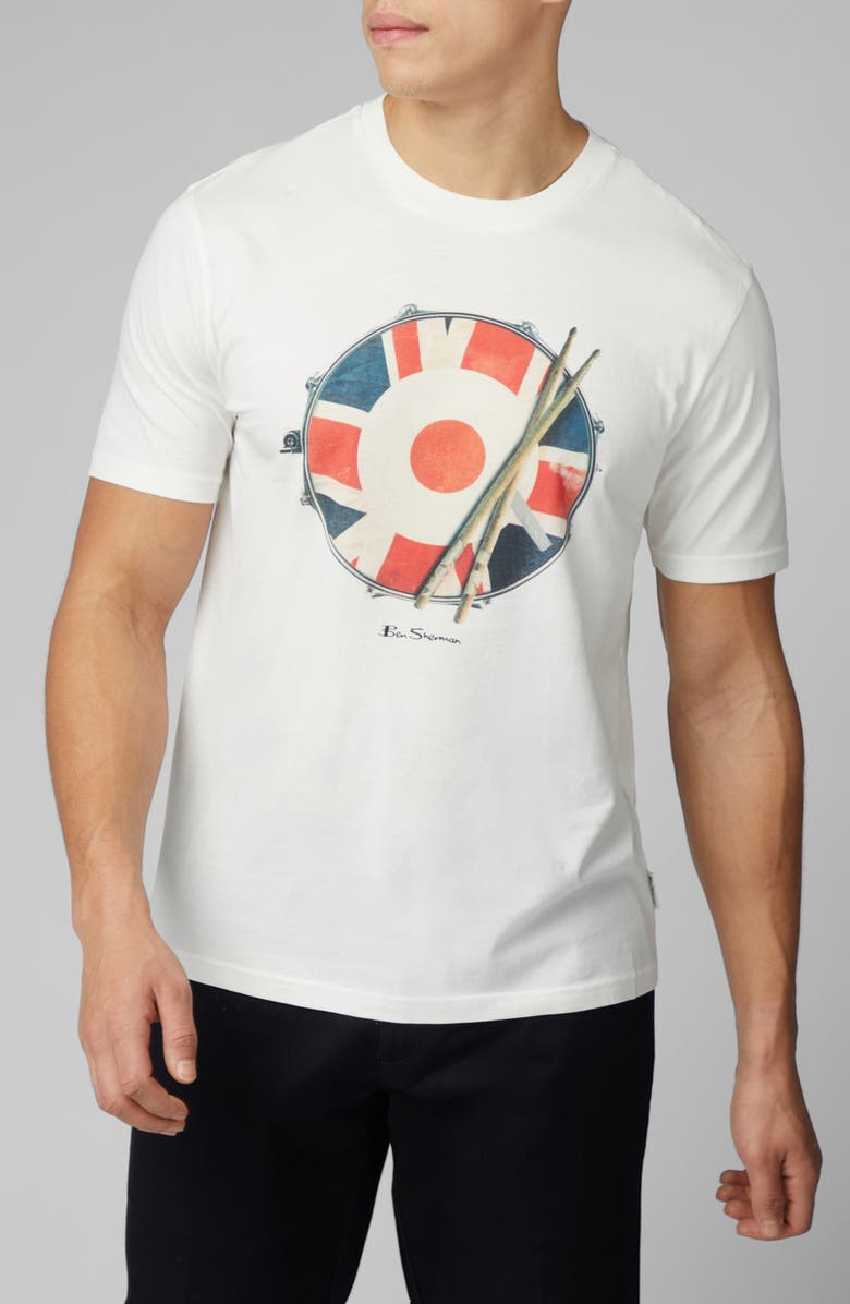 Ben Sherman Snare Target Graphic T-Shirt, Main, color,