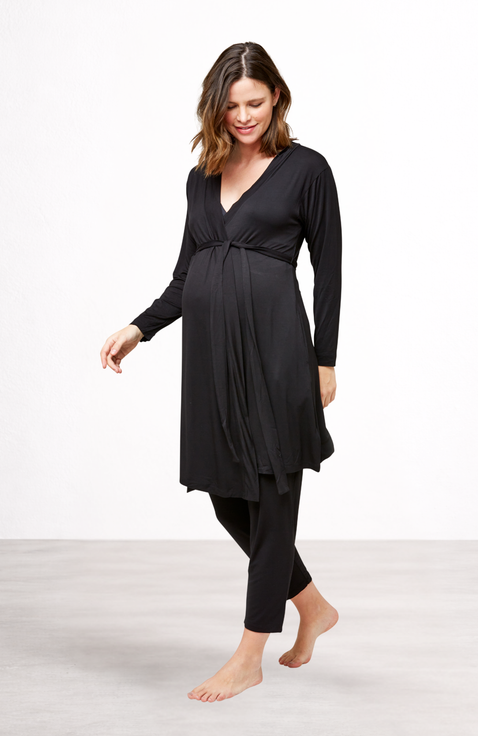 Second Skin Maternity & Nursing Wrap Robe