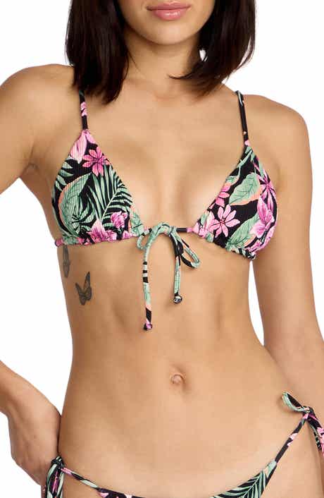 Gritty Aloha Triangle Bikini Top