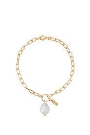 Murkani Aphrodite Goddess Pearl Drop Bracelet Small