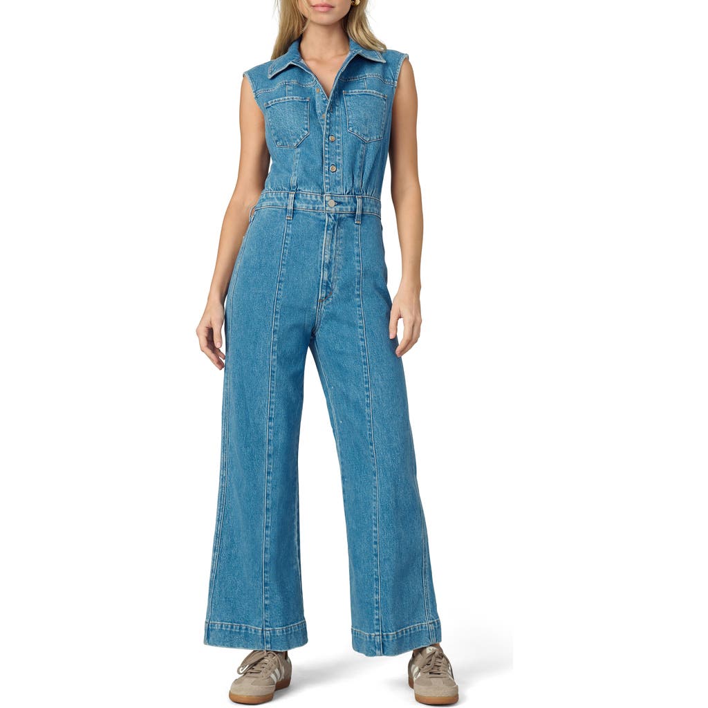 Shop Joe's The Pasha Denim Jumpsuit In Stand By
