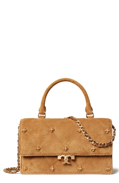 Mini Bunny Knot Suede Handbag