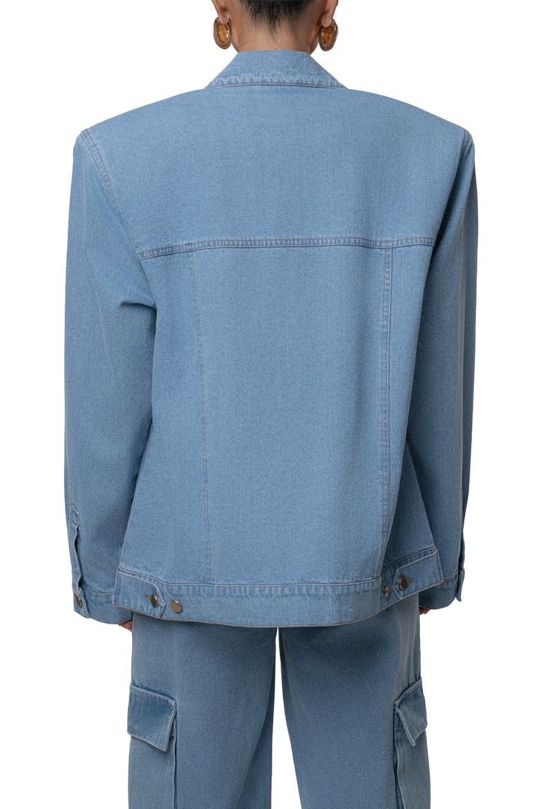 Next Phase Denim Jacket, Alternate, color, Medium Wash