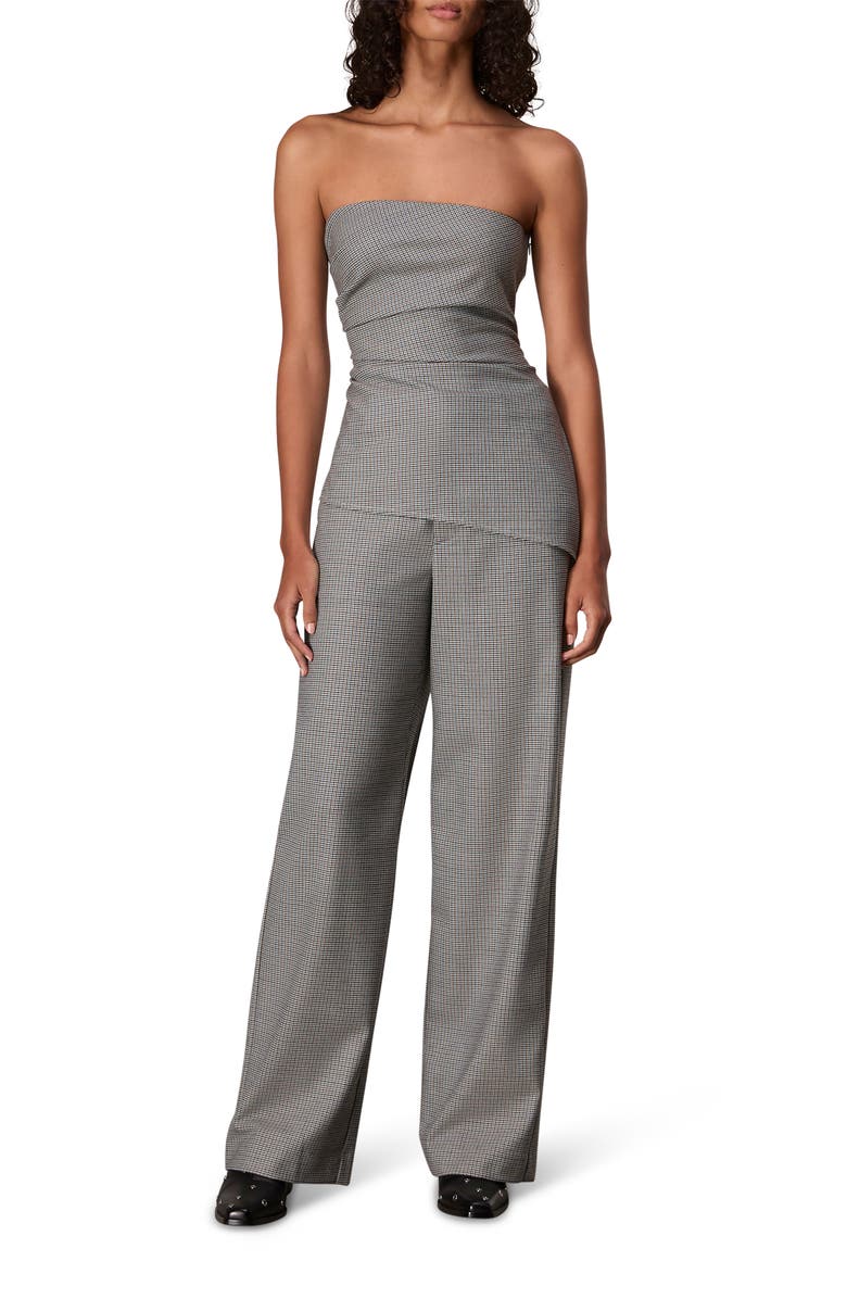 rag & bone Andi High Waist Ankle Wide Leg Pants, Alternate, color, 