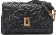 KARL LAGERFELD PARIS Lafayette Quilted Floral Shoulder
