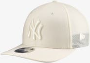 New Era Men's New Era Light Beige New York Yankees Color Pack COOLERA 9SEVENTY Trucker Adjustable Hat